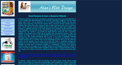 Desktop Screenshot of alanswebdesign.com